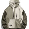 Oversize Color Block Hoodie
