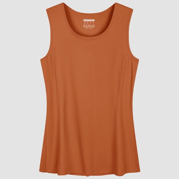 Women's Sleeveless Workout Shirts Dry Fit Running Wicking Tank Tops Active Gym