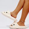 Women Shark Design Slides, Cute Summer EVA Single Band Slides