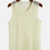 Knitted Textured Tank Top