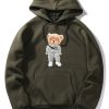Rich Bear Print Hoodie