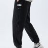 Drawstring Corduroy Pants