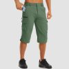 486f478393f38d0ff839c4c0a42c3a42f32ab7bb7ddce45cf11cec5ecf0c3a97.jpg Men's Workout Gym Shorts with 7 Pockets Quick Dry 3/4 Capri for Hiking