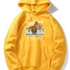 Money Bear Print Hoodie