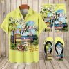 Suitmens Men's Hawaii Vacations Print Shirt Three-Piece Set 062