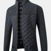 Quilted Patchwork Zip Up Sweater