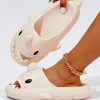 Women Shark Design Slides, Cute Summer EVA Single Band Slides
