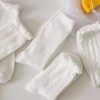 Kawaii 3pairs Women Random Version Solid Crew Socks