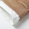2 In 1 Faux Suede Crew Neck Sweatshirt