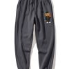Basketball Bear Print Sweatshirt & Jogger Pants