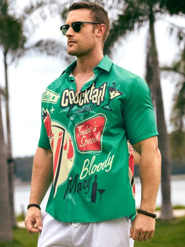 4e7657a9ee25581f8c25db5d20938b5e7c273dd700ef20898f73e30a291f45dd.jpg Cocktail Chest Pocket Short Sleeve Hawaiian Shirt