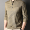 Men's Premium Lapel Long Sleeve POLO Shirt