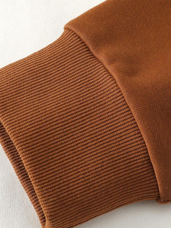 Color Block Crewneck Sweatshirt