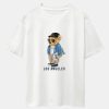 Los Angeles Skate Bear Print Heavy Weight Oversize T-Shirt