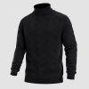 5189aca2f51e0168d7f2317b3f30a12269106f30bd1284f0f768a8acfbd426d8.jpg Men's Turtleneck Sweater Heavyweight Long Sleeves Cotton Pullover Knitted Casual Sweatshirt