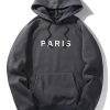 Paris Print Raglan Hoodie & Jogger Pants