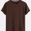 Basic Slim Fit Ribbed T-Shirt
