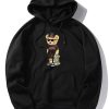 Skate Bear Print Hoodie