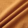 Long Sleeved Linen Look Stand Collar Shirt & Straight Leg Linen Pants