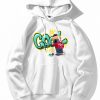 Graffiti Bear Print Hoodie