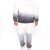 Men's Ombre Tie Dye Print Hoodie Set