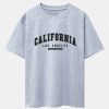 California Print Heavy Weight Oversize T-Shirt