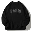 Paris Print Relaxed Sweatshirt