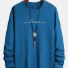 Long Sleeve Dream Print Cotton T-Shirt