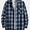 Long Sleeve Plaid Button Up Shirt