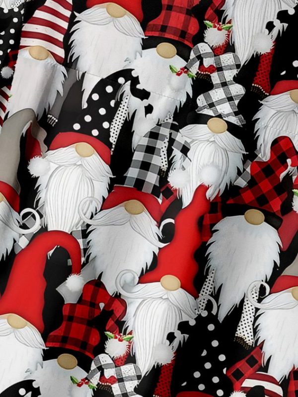 59bd2d97c338017282dd35f7b0791433acfdd8a6b47250009e30235fe7cfcf0f.jpg Christmas Gnome Chest Pocket Short Sleeve Casual Shirt