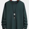 Basic Long Sleeve Cotton T-Shirt