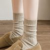 Solid Crew Socks