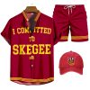 Tuskegee University Shirt Three-Piece Set 070