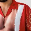 5ddcb4905cc65638e581c20e4092d734818edc3ae005a4579fc96b5ade245c59.jpg Men's New Santa Outfit Print Casual Breathable Hawaiian Short Sleeve Shirt