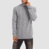 5e12bc508c381a62f214851ef344c315017203dedaebd4c9f28b67516ae402d6.jpg Men's Turtleneck Sweater Heavyweight Long Sleeves Cotton Pullover Knitted Casual Sweatshirt