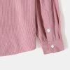 Long Sleeve Flap Pocket Corduroy Shirt