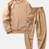 Basic Crew Neck Sweatshirt & Jogger Pants