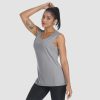 Women's Sleeveless Workout Shirts Dry Fit Running Wicking Tank Tops Active Gym