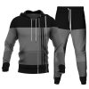 Men's Personalized Printed Hoodie Set 032