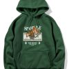 Money Bear Print Hoodie