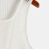 Textured Knit Sweater Tank Top
