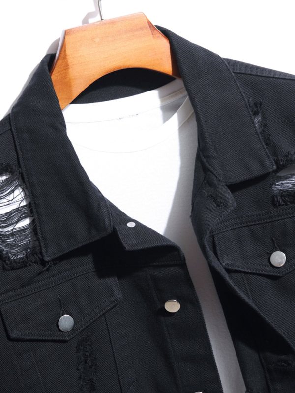 61965a7181871f04cd6de043a8aa6b328e13c01811e1a8b7e6b5460bf1d2d95e.jpg Man Ripped Denim Jacket