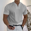 Gentleman business pocket short-sleeved fitness T-shirt