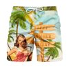 Suitmens Men's Hawaii Vacations Print Shirt Three-Piece Set 061