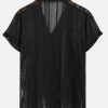 Mesh Textured Shirt