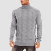 644cc929ba6164a40a432109e5270da6ceef58f41a4532410a10d14aa49af60a.jpg Men's Turtleneck Sweater Heavyweight Long Sleeves Cotton Pullover Knitted Casual Sweatshirt