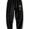 Basketball Bear Print Sweatshirt & Jogger Pants