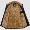 657589f8ca4ca1c322cf306cd737e95092eb3a1129bd9f905dd6a81047a829e8.jpg Men's Outerwear Vests Full-Zip Sleeveless Jacket Winter Warm Fleece Lined Vests Stand Collar