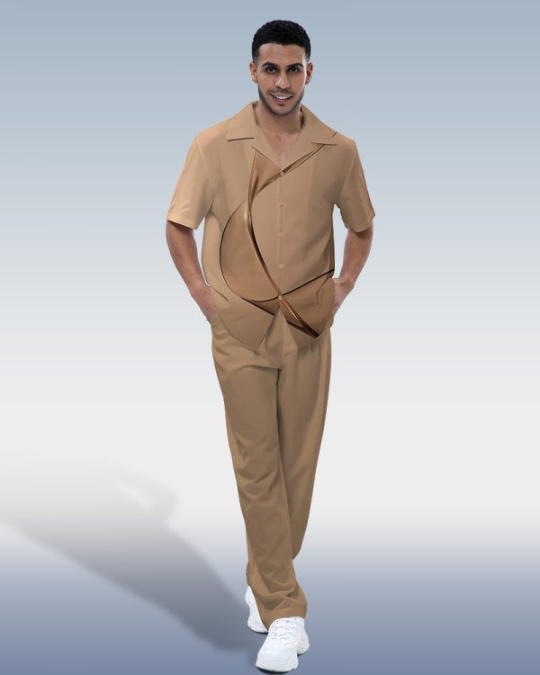 667c6cff82c97677daefd1377193d6a864a1b26404d0f5fde79b4203509b6582.jpg Suitmens Men's Coffee Two-Piece Casual Suit 001