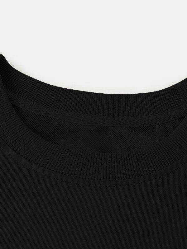 Robot Bear Crew Neck Relaxed Sweatshirt